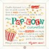 kit POP-CORN, fils RICO et torchon BLANC rayures jaune – Image 2